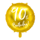 kuldne Fooliumist Õhupall 90th Birthday!