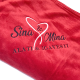 LUX Плед с вышивкой SINA & MINA (140 x 200см)