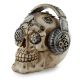 kõrvaklappidega Dekratiivkolju Steampunk Skull