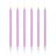 Стильные Фиолетовые Свечи для Торта (12шт)