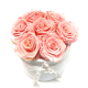 Vintage Pink Спящие Розы в керамической вазе Light edition