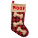 милый Рождественский носок WOOF (44см)