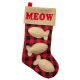 милый Рождественский носок MEOW (44см)