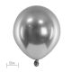 GLOSSY Dark Silver Õhupallid 12cm (50tk)