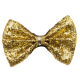 Праздничный галстук-бабочка (золотой)