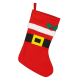 Рождественский носок (44см)