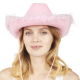  розовая Ковбойская шляпа COWGIRL