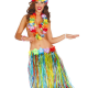 цветная Гавайская юбка с цветами (45см)