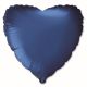 Fooliumist Õhupall-Süda SATIN NAVY BLUE, 45cm