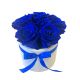 5 Синих Спящих Роз в керамической вазе