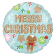 Fooliumist õhupall Merry Christmas (gingerbread)
