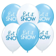 Õhupallide komplekt Let it SNOW (6tk)