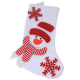 valge Jõulusokk LUMEMEMM (45cm)