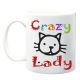 Кружка Crazy Cat Lady (с твоим текстом)