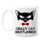 Кружка Crazy Cat Gentlemen (с твоим текстом)