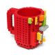 Konstruktor-Kruus Lego (punane)