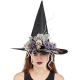 Шляпа ведьмы SKULL & FLOWERS