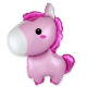 Fooliumist Õhupall BABY HORSE (roosa)