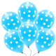 ECO воздушные шарики Blue/Dots (6шт)