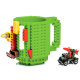  Кружка-Конструктор Lego (зелёная)