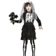 Kostüüm tüdrukule BRIDE SKELETON (7-9a)