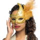 kuldne Karnevali mask PREZIOSO