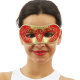 Karnevali mask (kuldne/punane)