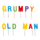 Свечки для торта GRUMPY OLD MAN