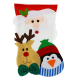 Рождественский носок Santa and Friends (42см)