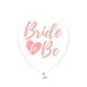Läbipaistvate Õhupallide komplekt Bride to Be Pink (6tk)