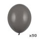 Grey Pastel Strong Õhupallid 30cm (50tk)