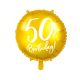 kuldne Fooliumist Õhupall 50th Birthday!