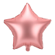 Fooliumist Õhupall STAR, matt/roosa kuld
