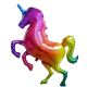 Fooliumist Õhupall Rainbow Unicorn, 135cm