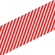 Pakkepaber Red Stripes, 70 x 200cm
