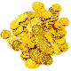 Фальшивые золотые монеты (144шт)