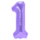 фиолетовый Фольгированный Шарик 1, 100см
