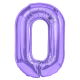 фиолетовый Фольгированный Шарик 0, 100см