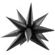 Фольгированный Шарик 3D Black Star (95см)