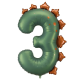 DINO Шарик Цифра 3, 92см