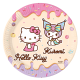 Бумажные тарелки HELLO KITTY & KUROMI (8шт)