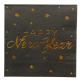 Салфетки HAPPY NEW YEAR (чёрные)