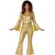 naiste Kostüüm DISCO GOLD, S