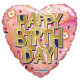 Fooliumist Õhupall BIRTHDAY HEART