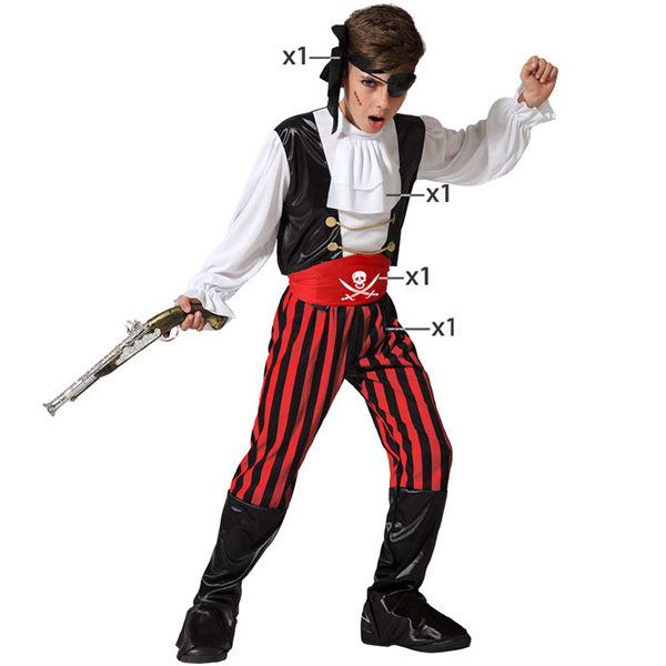 Карнавальный костюм Сделай сам - Пиратка, 98-128 рост фото